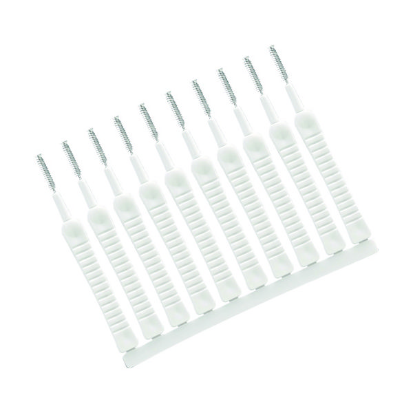 まめいた シャワーの穴ブラシ BS-219 1袋(10本) 147-9289（直送品）