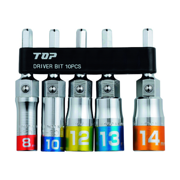 トップ工業 TOP 電動ドリル用マルチソケットセット ECS-814S 1セット 152-0221（直送品）