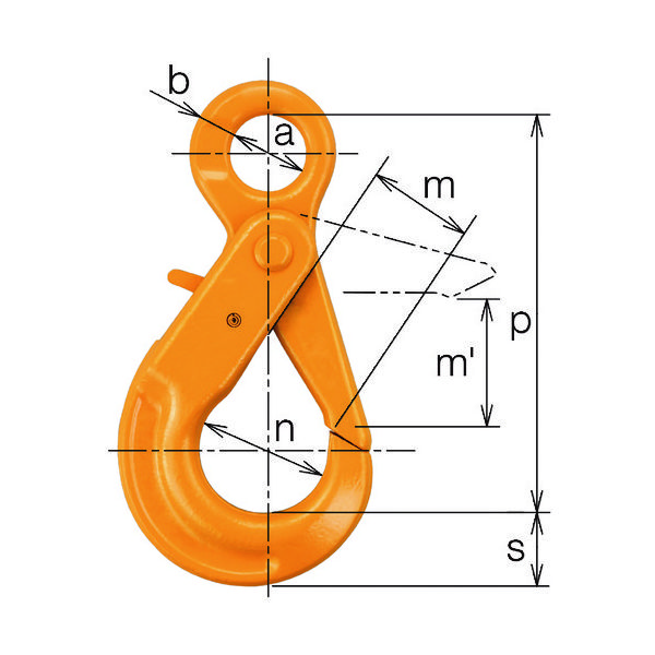 キトー KITO チェンスリング カナグ部材(アイタイプ) シングルフックHJJ 基本使用荷重1.5t/2.0t HJJ08 1個（直送品）