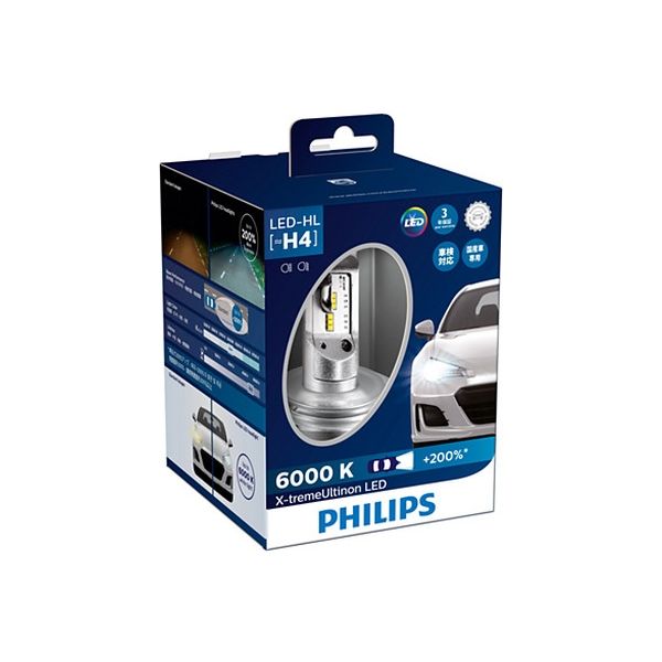 PHILIPS LEDヘッド H4 6000K 12953BWX2JP（直送品）