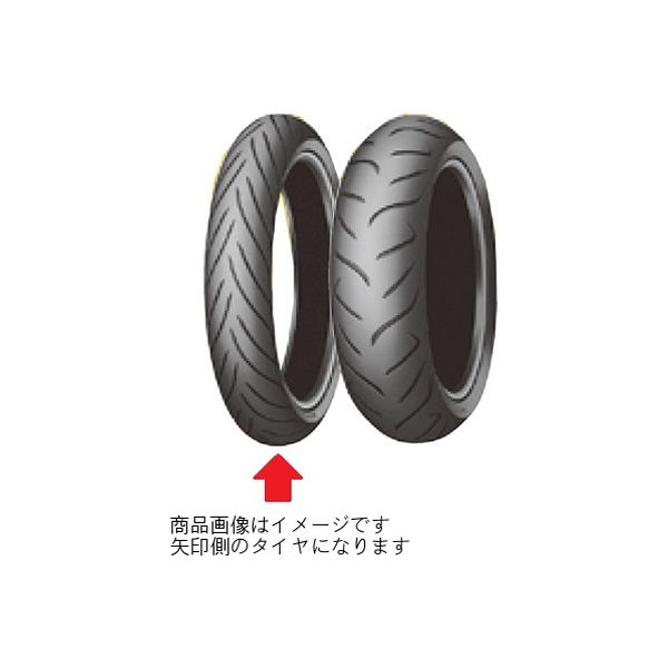 【カー用品・バイク用タイヤ】ダンロップ D222F 120/70ZR17 M/C （58W） TL フロント用 324551 1個（直送品）