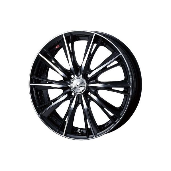 ウェッズ（Weds） LEONIS WX 17 X 7.0 +45 4H/100 BKMC 33881（直送品） - アスクル