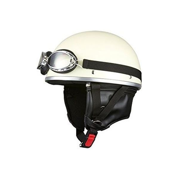 BRC ヘルメット 半帽（ゴーグル付）ベージュ KC-012E 7408（直送品）