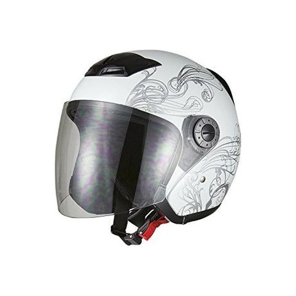 BRC ヘルメット グラフィックジェットヘルメット ホワイト A-225 7210（直送品）