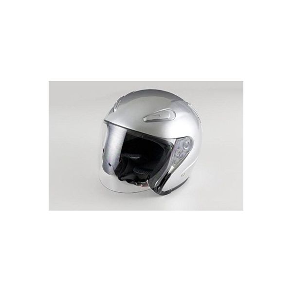 BRC エアロフォルムジェットヘルメット A221M シルバー 722001（直送品）