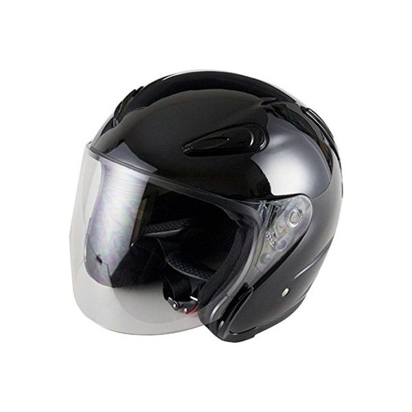 BRC エアロフォルムジェットヘルメット A221M ブラック 7220（直送品）