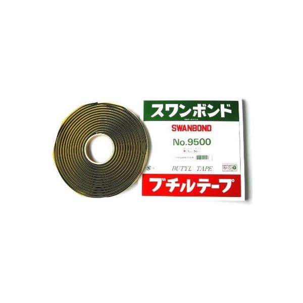 TAKADAR ブチルテープ ロープシーラー 5mm×5M巻 スワンボンド 9500