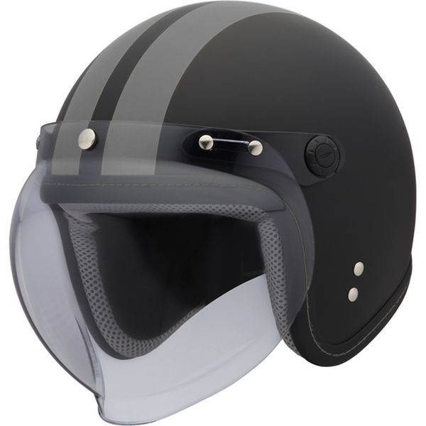 ユニカー工業 MATTED スモールジェットヘルメット マットブラック フリーサイズ BH-36GY（直送品）