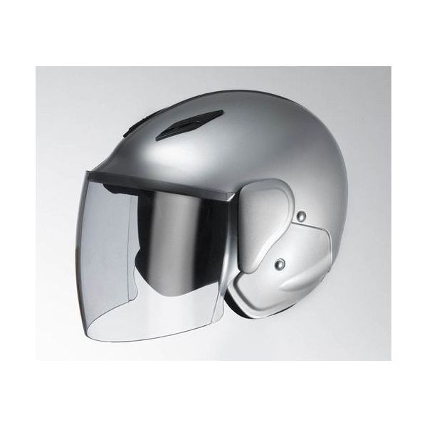 ユニカー工業 セミジェットヘルメット（シルバー）［57～61cm］ BH-17S（直送品）