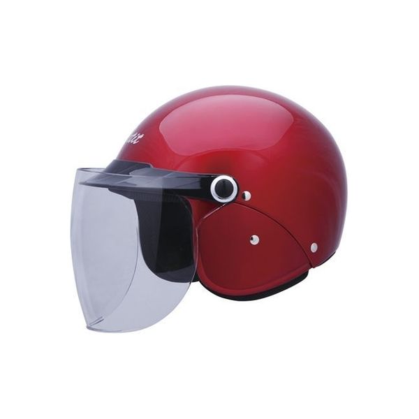 ユニカー工業 セミジェットヘルメット Ver.F （キャンディレッド）［58～60cm］ BH-25R（直送品）