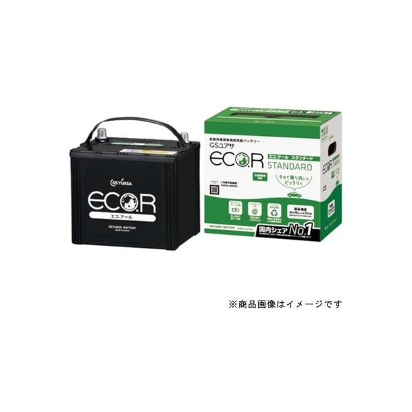 GSユアサ 国産車バッテリー 充電制御車対応 ECO.R スタンダード EC-40B19R-ST（直送品）