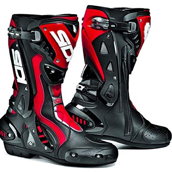 SIDI バイクブーツ ブラック/レッド 44（27.5cm） ST（直送品） - アスクル