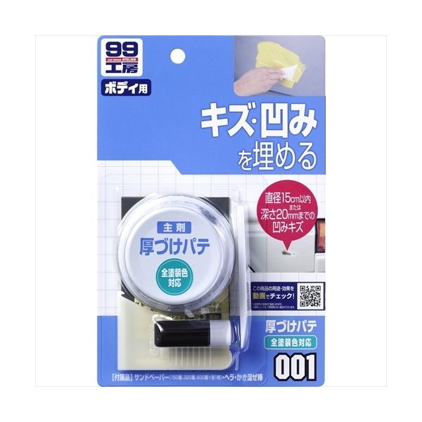 SOFT99 厚ヅケパテ 全塗装色対応 9001（直送品）