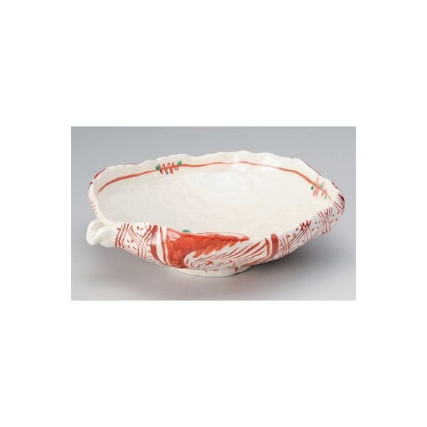 アースモス 美濃焼 盛鉢 中 赤絵片口手鉢 utw-01501201（直送品）
