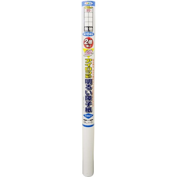 アサヒペン AP UV2倍アイロン障子紙 94×15m 6431 無地 9018337（直送品）