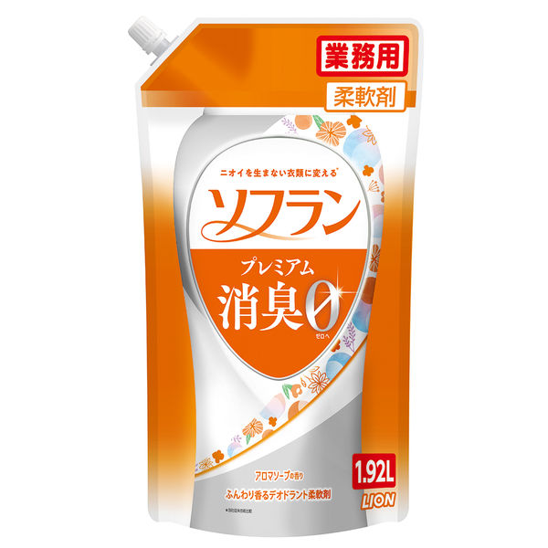 ソフラン プレミアム消臭 アロマソープの香り 超特大詰替1.92L 1個 ライオン