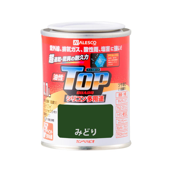 油性トップガード みどり 0.1L #00017640061001 カンペハピオ（直送品）