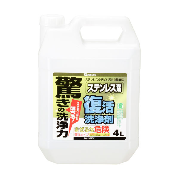 復活洗浄剤 ステンレス用 4L #00017660031040 カンペハピオ（直送品）