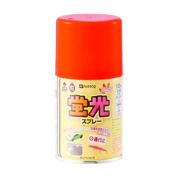 蛍光スプレー 蛍光レッド 100ML #00747641632100 カンペハピオ（直送品）