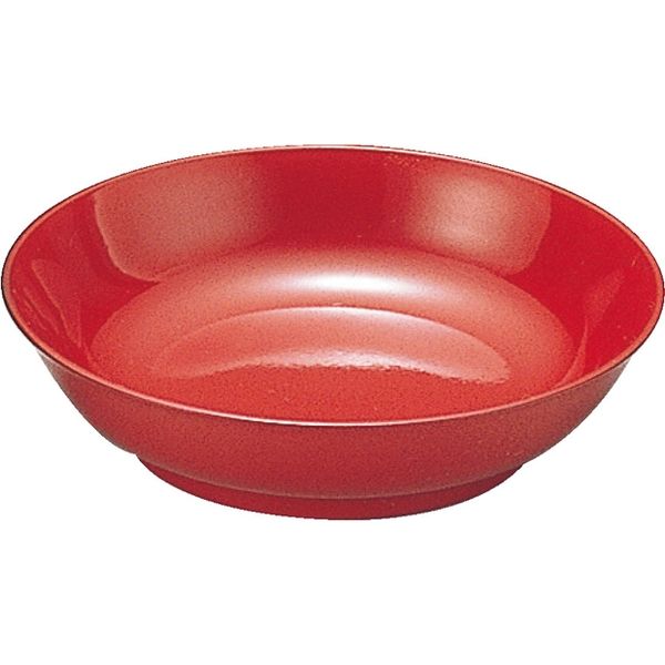 福井クラフト 八十椀 木皿 朱 M 1セット（4入）（直送品