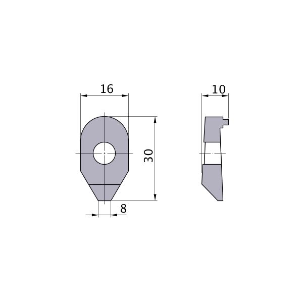 三菱マテリアル クランプ駒 CA181 1個（直送品）