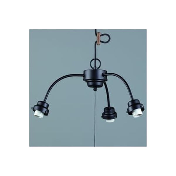 後藤照明 3灯用ビス止アームCP型・吊り具（黒塗装） GLF0271BK*（直送品）