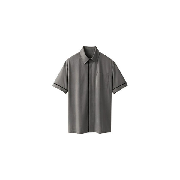 セロリー 半袖ニットシャツ（ユニセックス） グレー S 63349（直送品）
