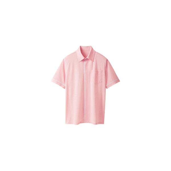 セロリー 半袖ニットシャツ（ユニセックス） ベビーピンク SS 63346（直送品）
