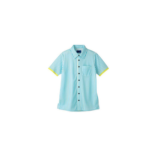セロリー ニットシャツ（ユニセックス） サックス 4L 63432（直送品）
