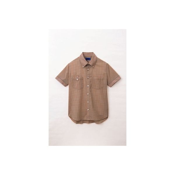 セロリー 半袖シャツ（ユニセックス） ブラウン SS 63407（直送品）
