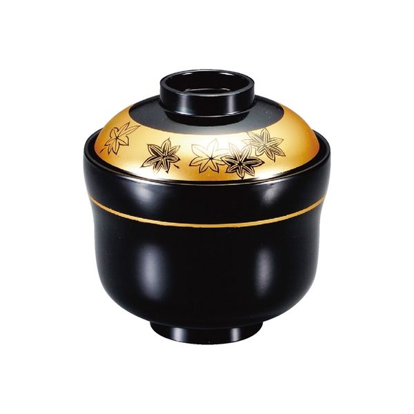 福井クラフト 佑 ひさご小吸椀 黒金帯春秋 TA 1セット（2入）（直送品）