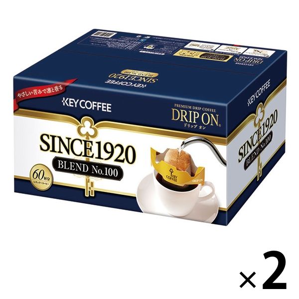 ドリップコーヒー】キーコーヒー ドリップオン SINCE1920 BLEND No.100