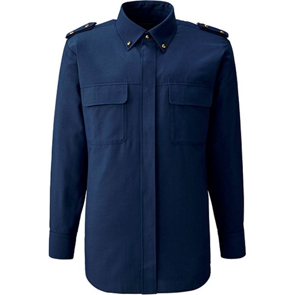 チクマ SYNBOLIC SHIRT 長袖シャツ（肩章付き） KB1809-1-LL（直送品）