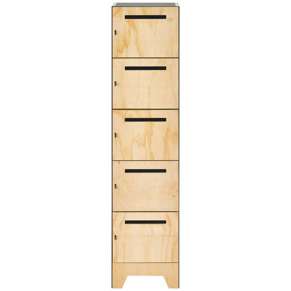 ジャーナルスタンダードファニチャー（journal standard Furniture） 木製ロッカー1列5段 5人用 幅430×奥行460×高さ  （取寄品）