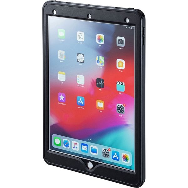 サンワサプライ iPad Air 2019 第3世代対応 耐衝撃防水ケース IP68準拠 PDA-IPAD1516 1個（直送品）