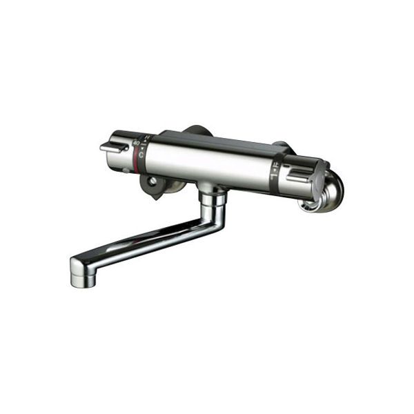 【水栓金具】KVK サーモスタット式混合栓 寒冷地用 KM800WT 1個（直送品）