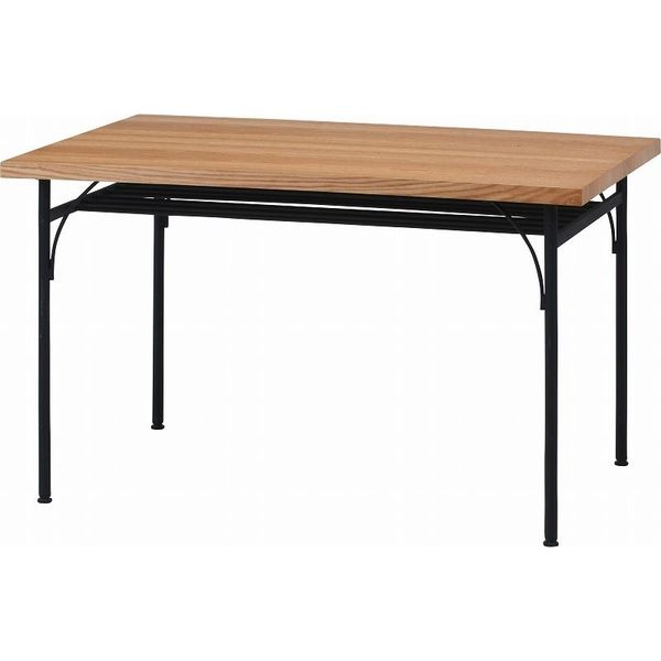 不二貿易 レアルシリーズ 食卓テーブル 1280 幅1200×奥行800×高さ720mm ナチュラル 14678 1台（直送品）
