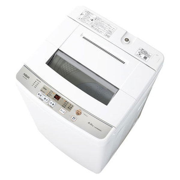 AQUA　アクア　全自動洗濯機　6.0kg　AQW-S60J（W）　1台