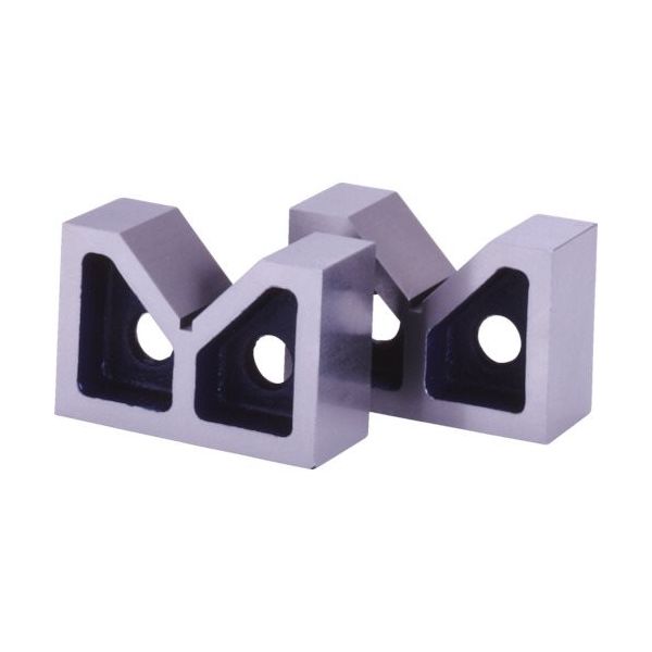 ユニセイキ ユニ B型精密ヤゲン台(A級仕上) 100mm YAK-100B 1組 838-1824（直送品）