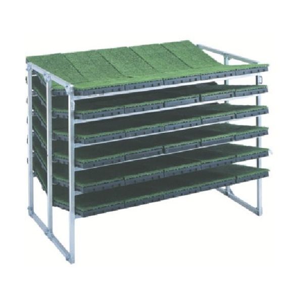 昭和ブリッジ販売 昭和 NC型アルミ苗箱収納棚 NC K