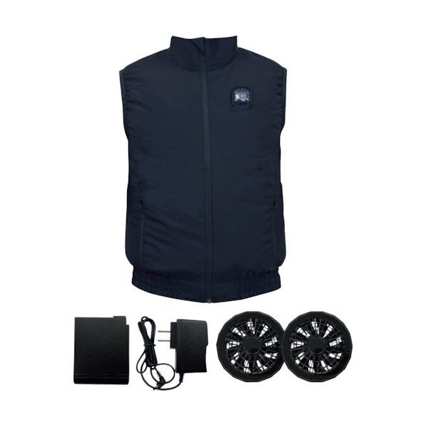 室谷 【今季完売】MT4000 KAZEKURU ナイロンベスト ネイビー MT4000/NV/4L-5L 1着 424-9413（直送品）