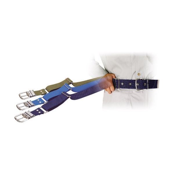 コヅチ ポリプロピレン伸縮自在1ピンバックルベルト48紺 PB-500N 1本 227-2983（直送品）