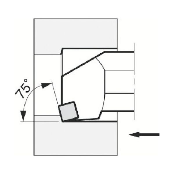 京セラ（KYOCERA） 京セラ 内径加工用ホルダ CSKN CSKNL0040T12 1個 545-4328（直送品）