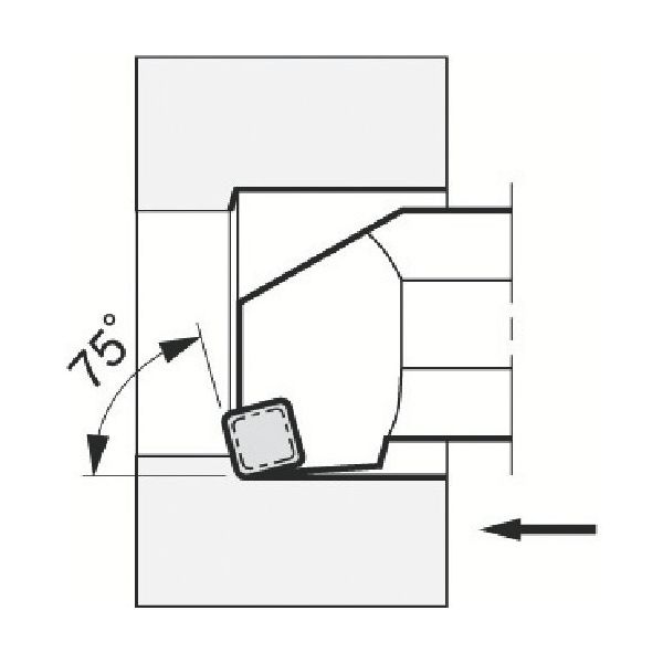 京セラ（KYOCERA） 京セラ 内径加工用ホルダ CSKC CSKCR0032S12 1個 545-4310（直送品）