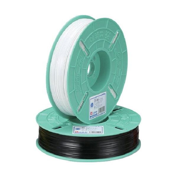 共和 ビニタイ PVCリール巻 4mm×600M 茶 QC-600-9A 1セット(10巻) 112-9332（直送品）