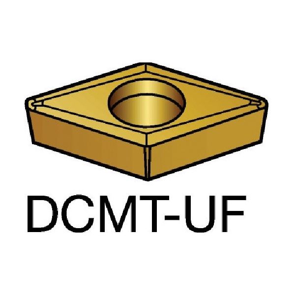 サンドビック SANDVIK コロターン107 旋削用ポジチップ(130) 1515 DCMT 07 02 02-UF 1セット(10個)（直送品）