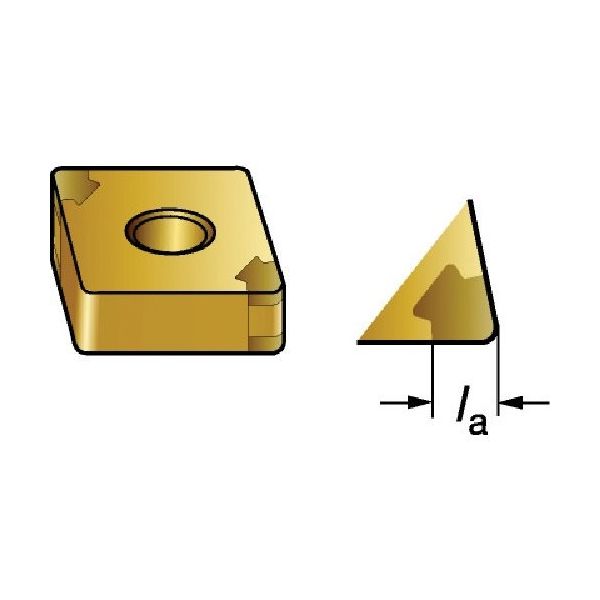 SANDVIK TーMax P 旋削用CBNネガチップ(620) 7025 CNGA120416S02035A 1セット(5個)（直送品）