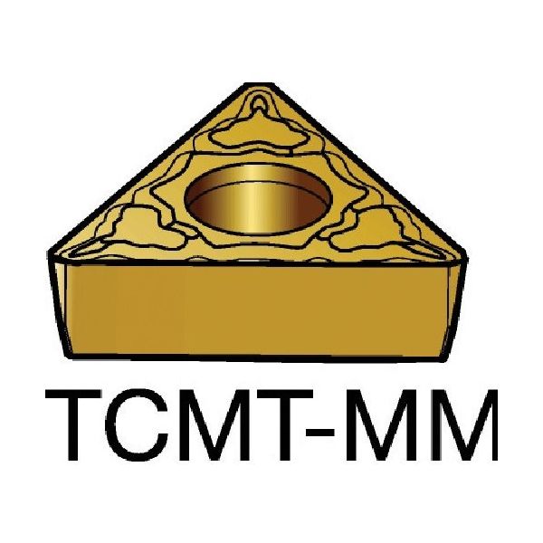 サンドビック SANDVIK コロターン107 旋削用ポジチップ(120) 2035 TCMT 22 04 08-MM 1セット(10個)（直送品）