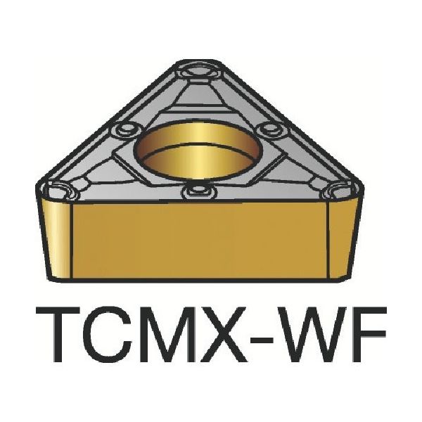 サンドビック SANDVIK コロターン107 旋削用ポジチップ(120) 1115 TCMX 11 03 08-WF 1セット(10個)（直送品）