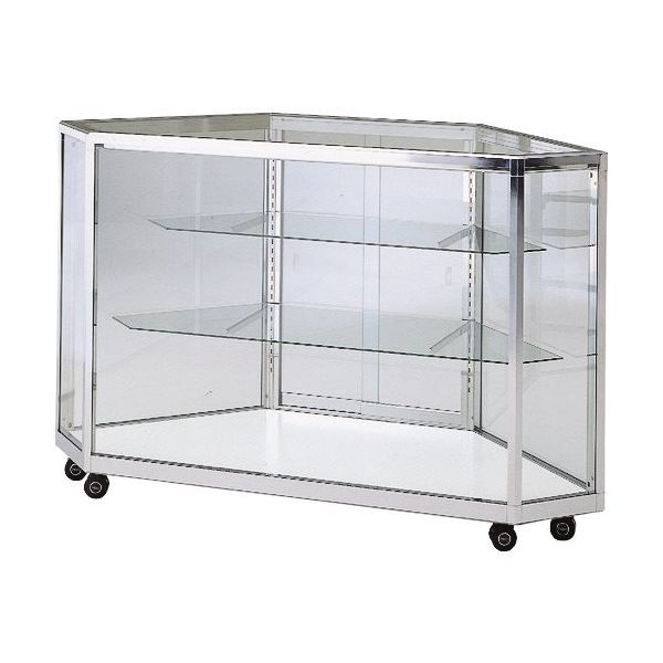 ハヤノ産業 ハヤノ エクシード コーナー平ケースNK ブラック プッシュ錠付 NK-60-B-P 1台 167-5855（直送品）